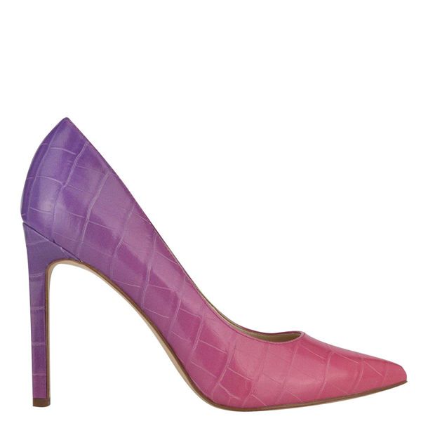 Nine West Tatiana Pointy Toe Pink Purple Pumps | South Africa 88G99-8G58